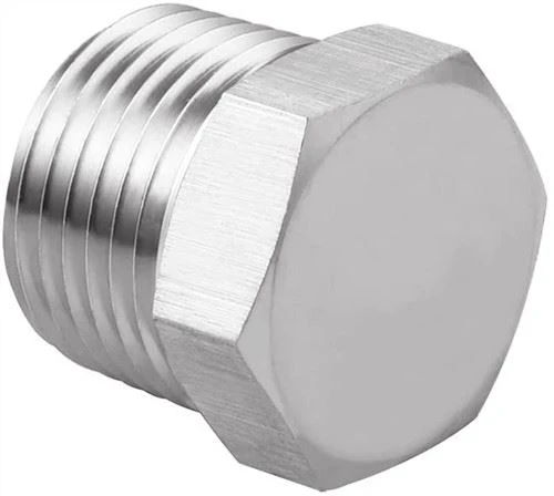Edelstahl 304 NPT Außensechskantgewinde-Rohrverbinder